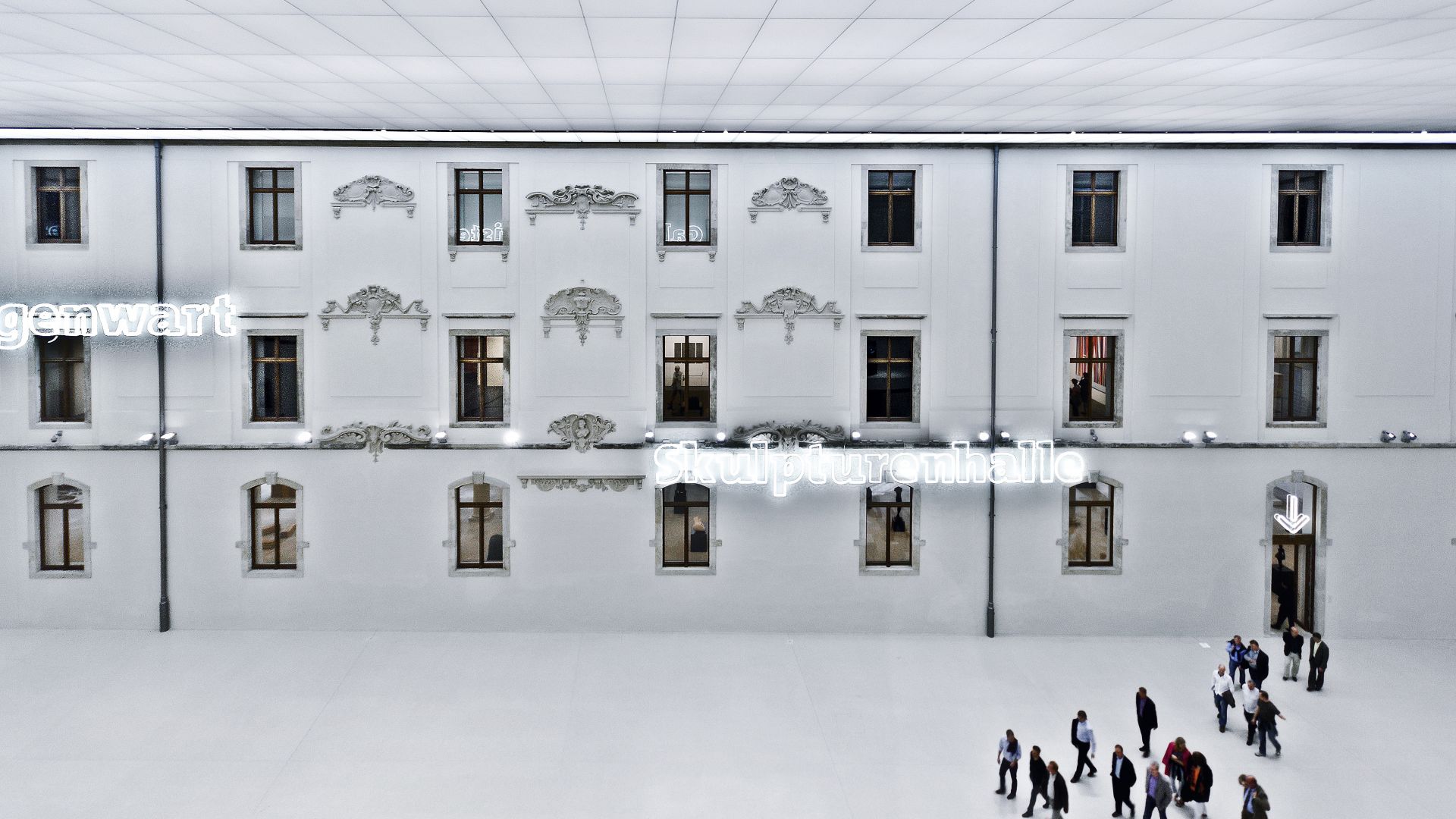 Dresden: Areaway in the Albertinum