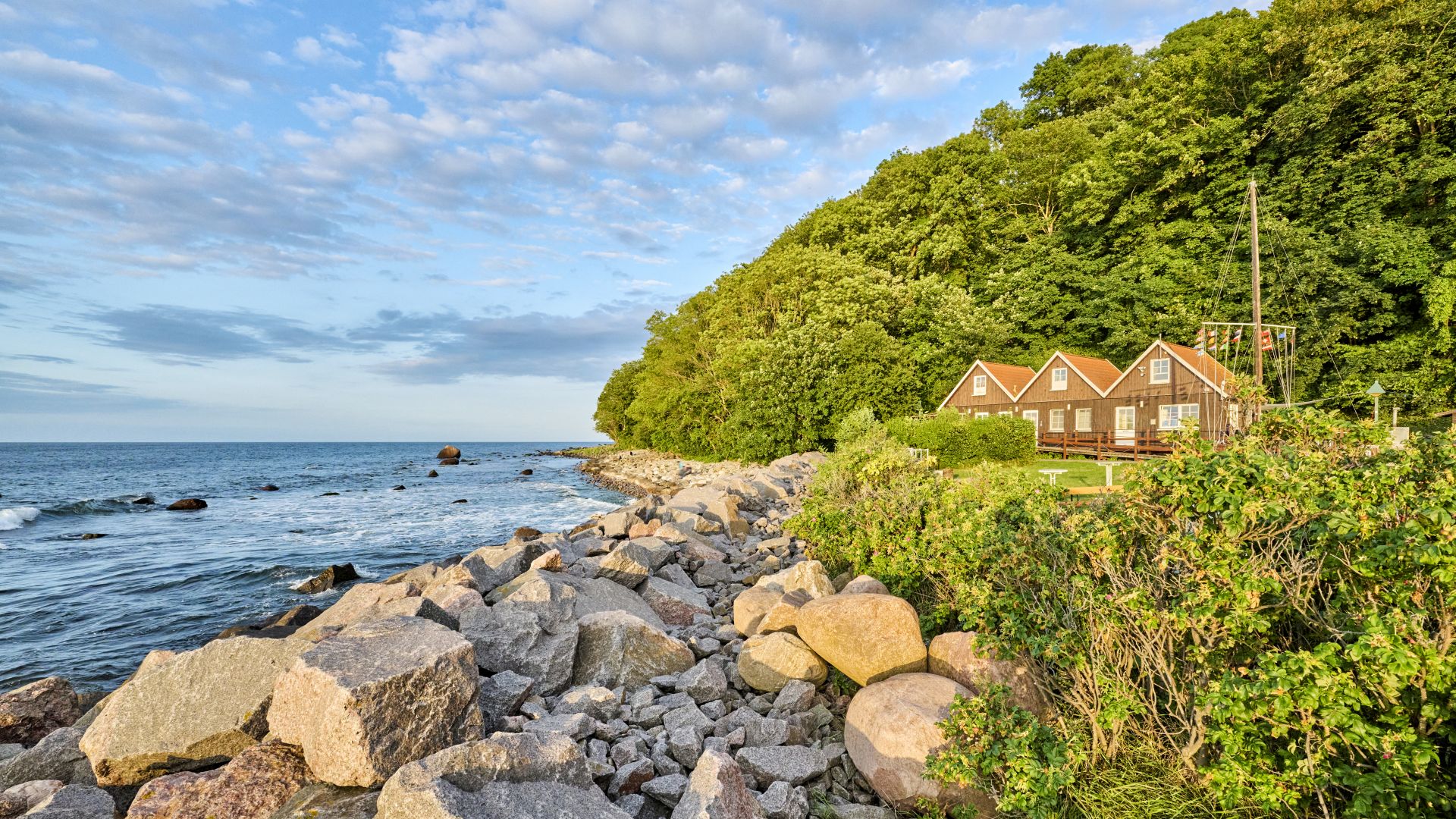 Lohme: Houses at the Baltic Sea in Lohme