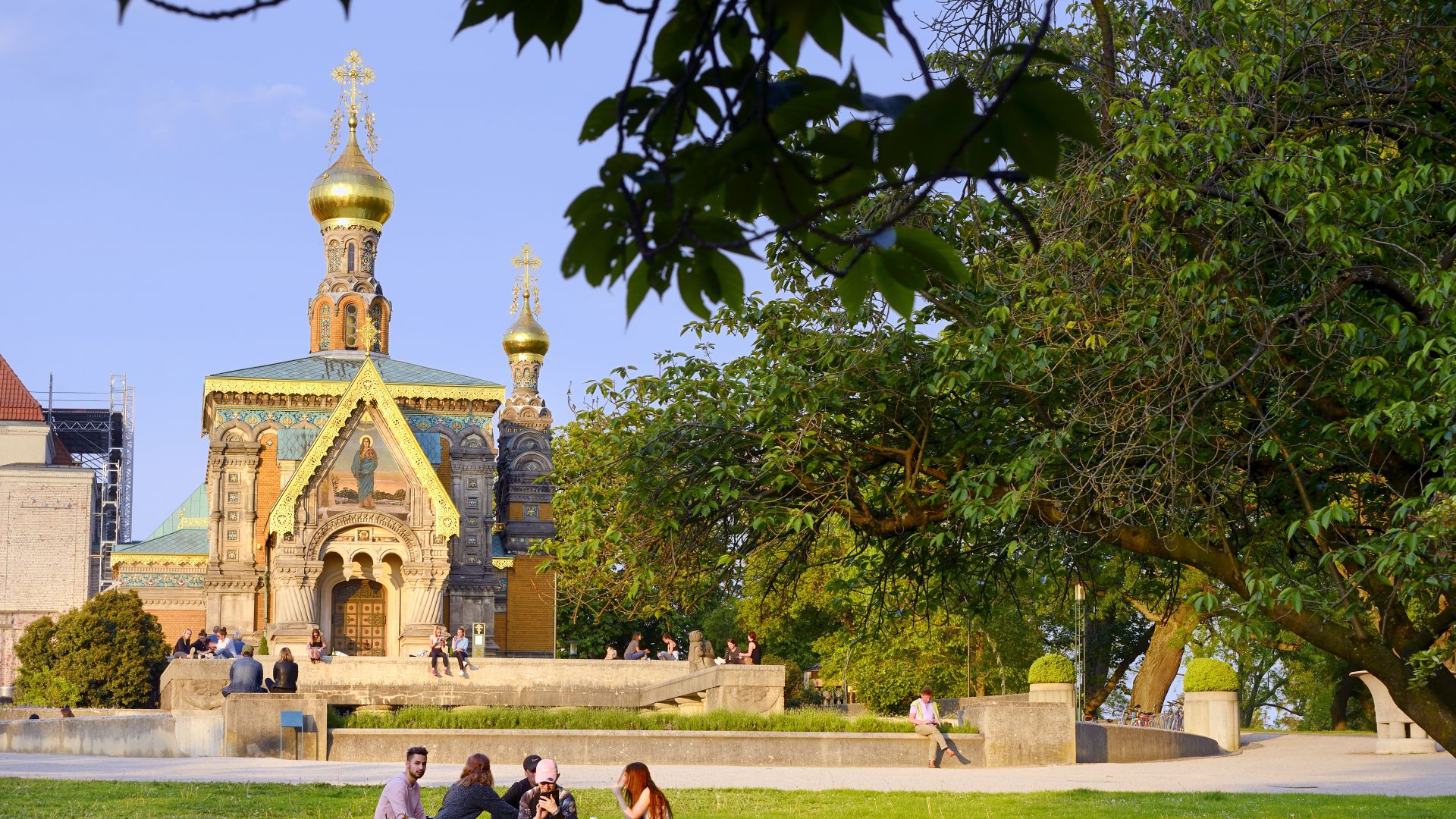 Darmstadt: Youth meeting place at the Russian Chapel St. Mary Magdalene