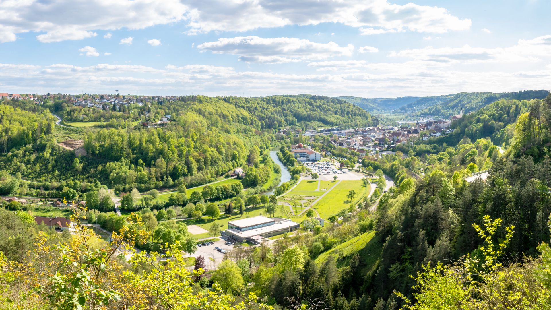 Aerial view of Sulz am Neckar