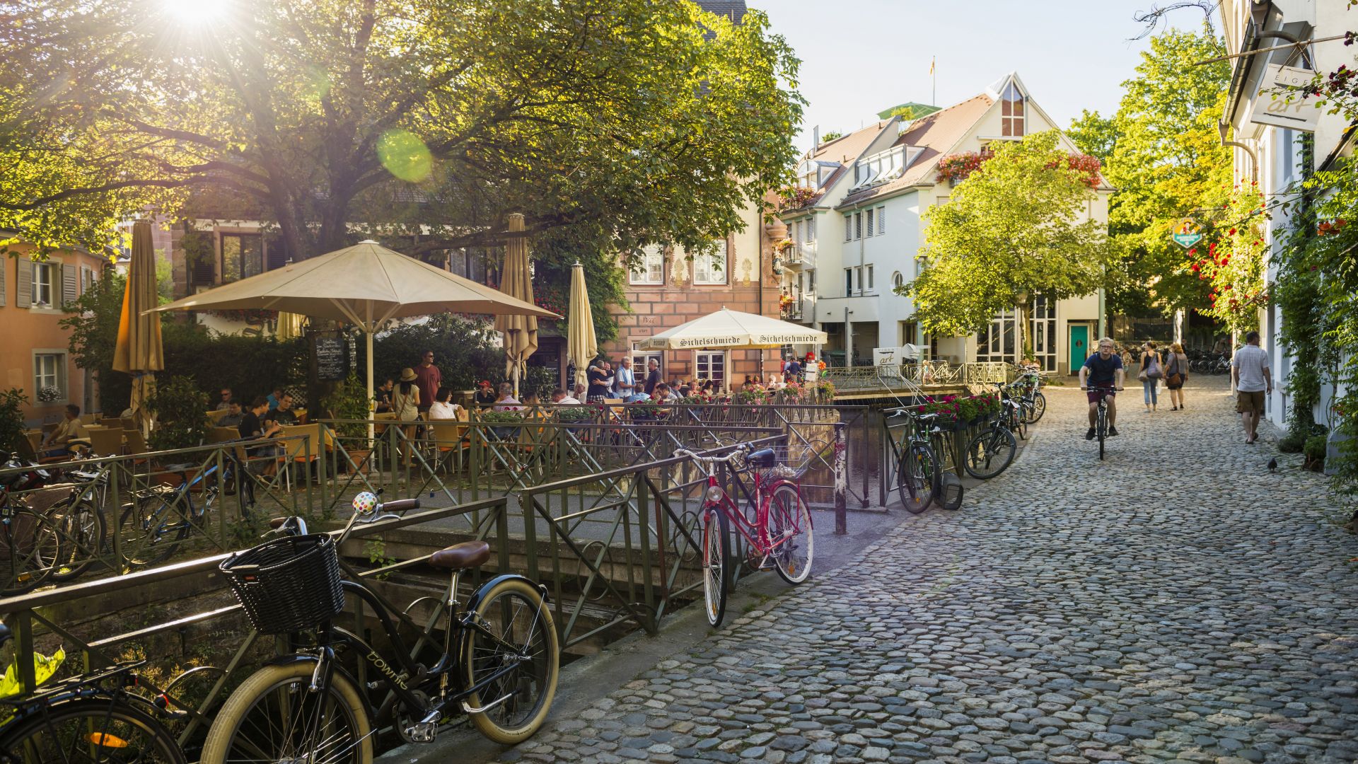 Freiburg im Breisgau: Fischerau Street in the Old Town